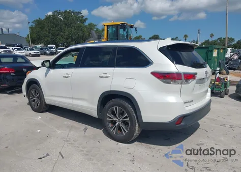 2016 Toyota Highlander Xle V6 from USA, damaged, VIN 5TDKKRFHXGS504843